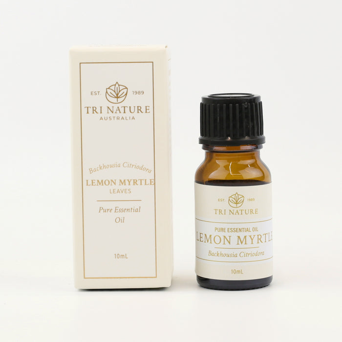 Tri Nature Lemon Myrtle Pure Essential Oil 10mL bottle with gift box