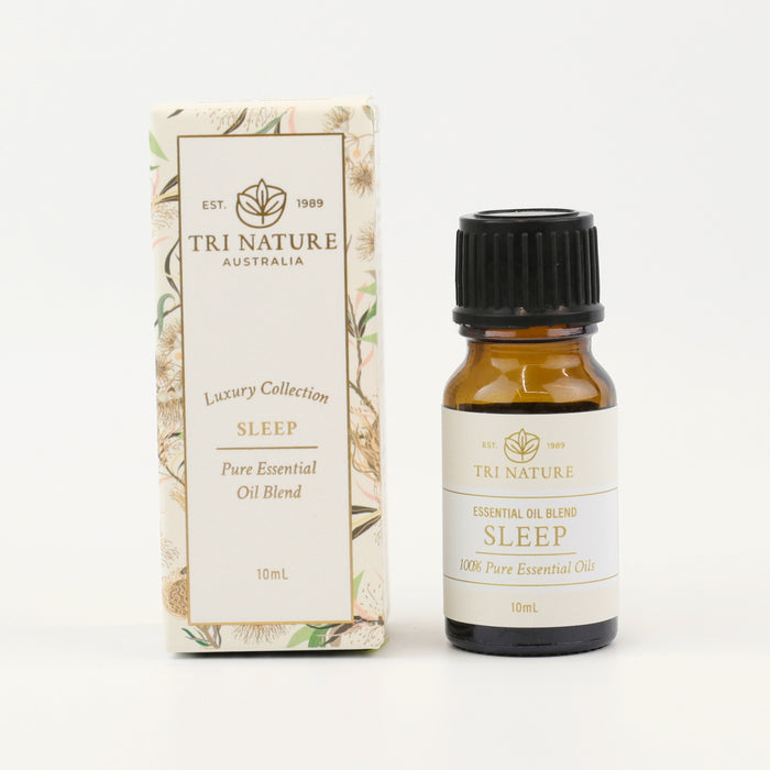 Tri Nature Sleep Essential Oil Blend 10mL bottle with gift box