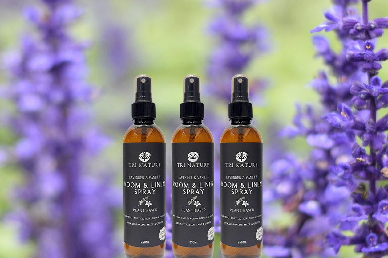 Introducing Tri Nature’s Room & Linen Spray – Lavender & Vanilla