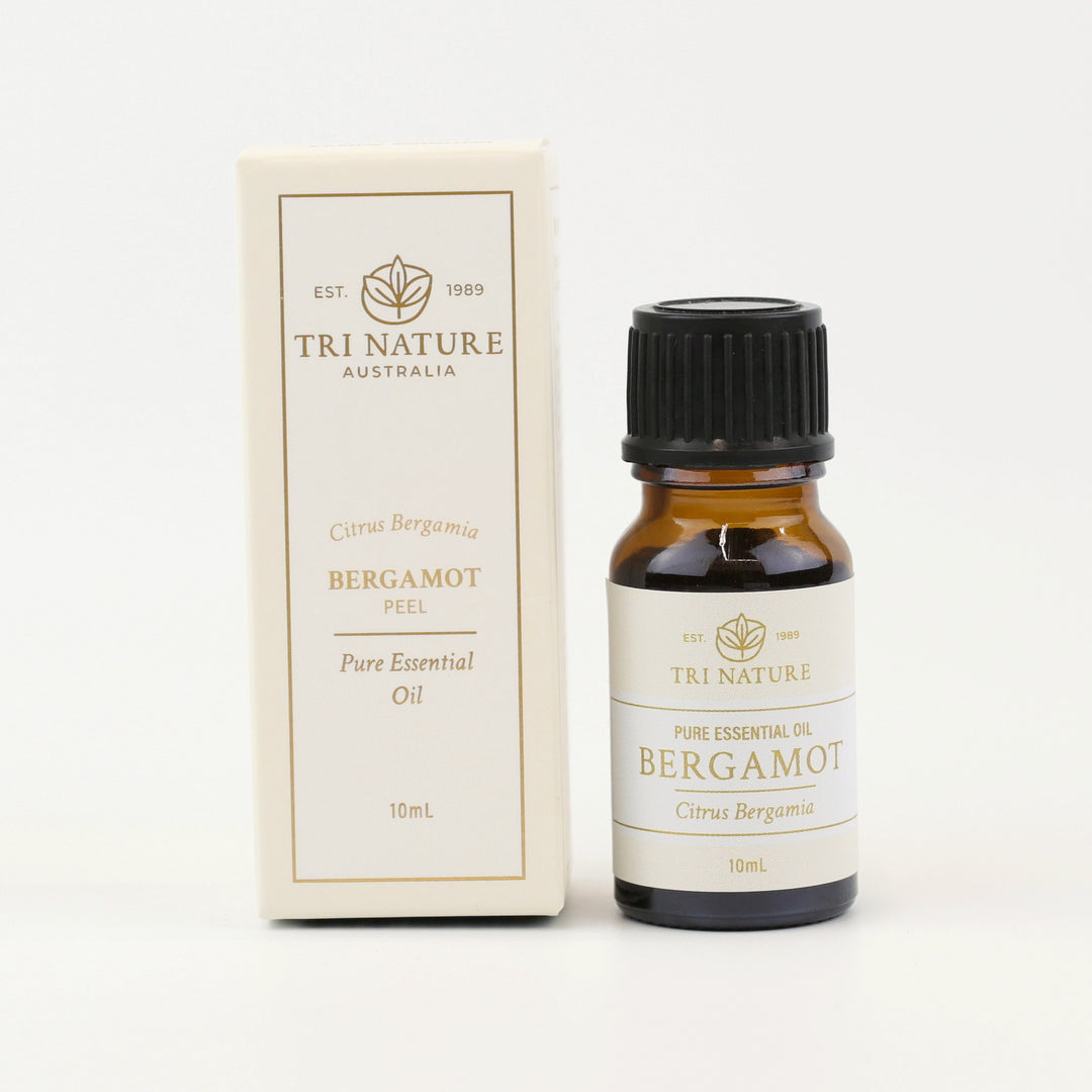 Tri Nature Bergamot Pure Essential Oil 10mL bottle with gift box