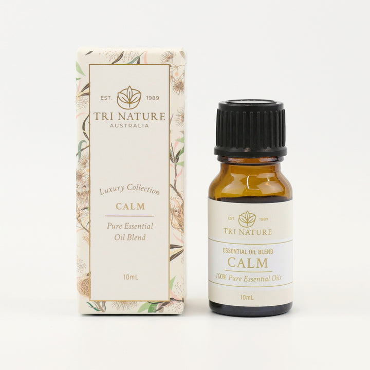Tri Nature Calm Essential Oil Blend 10mL bottle with gift box