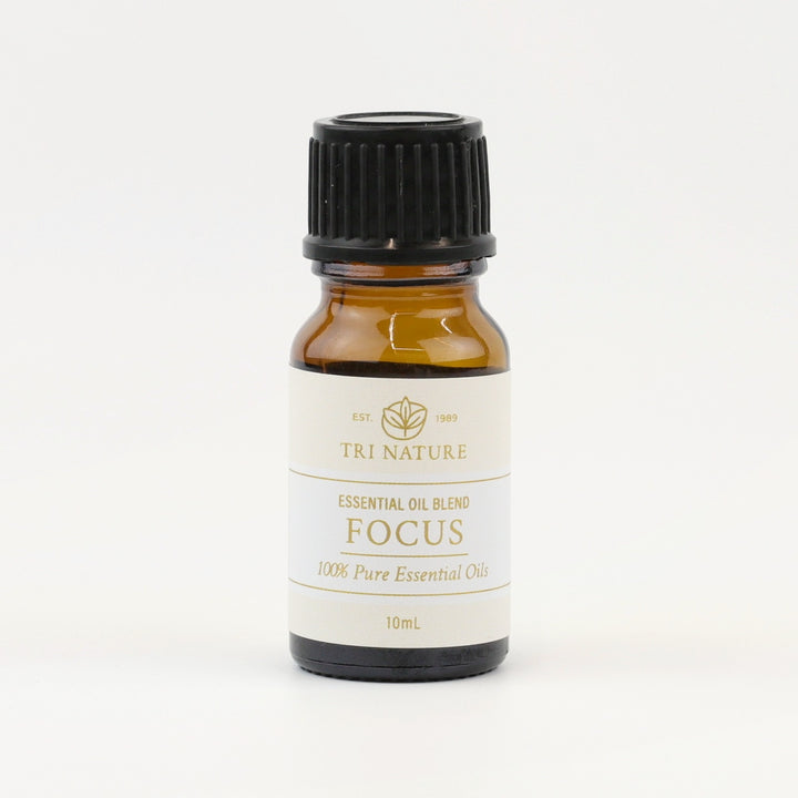 Tri Nature Clear Focus Essential Oil Blend 10mL amber glass bottle