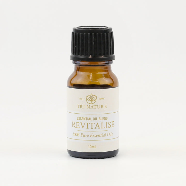 Tri Nature Revitalise Essential Oil Blend 10mL amber glass bottle