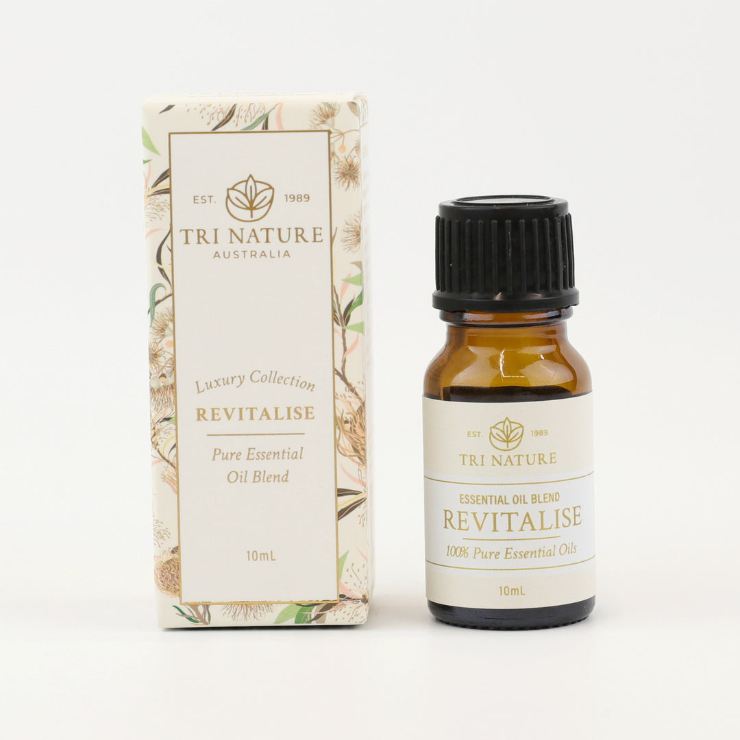 Tri Nature Revitalise Essential Oil Blend 10mL bottle with gift box