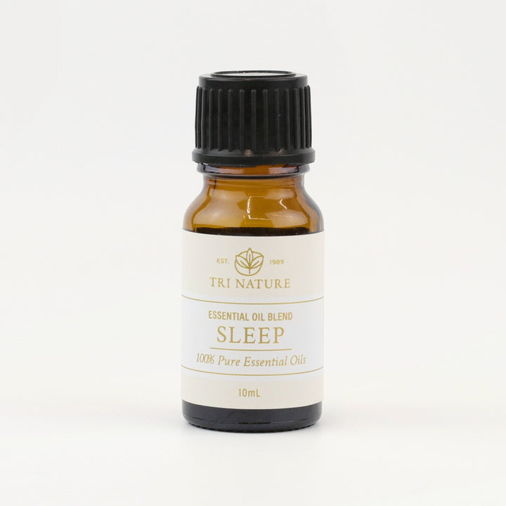 Tri Nature Sleep Essential Oil Blend 10mL amber glass bottle