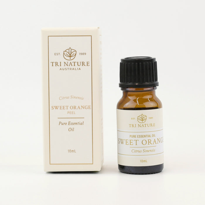 Tri Nature Sweet Orange Pure Essential Oil 10mL bottle with gift box