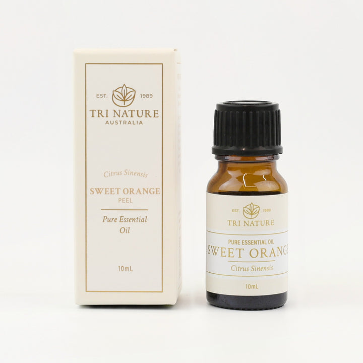 Tri Nature Sweet Orange Pure Essential Oil 10mL bottle with gift box