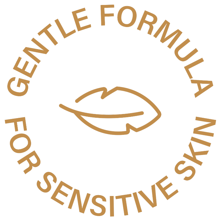 Gentle formula for sensitive skin