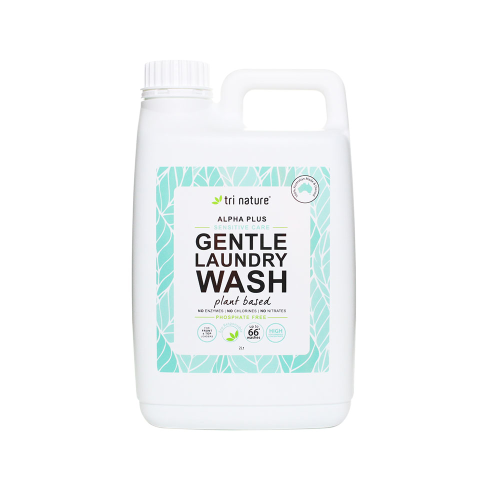 Tri Nature's Alpha Plus Gentle Laundry Wash, eco-friendly and plant-based
