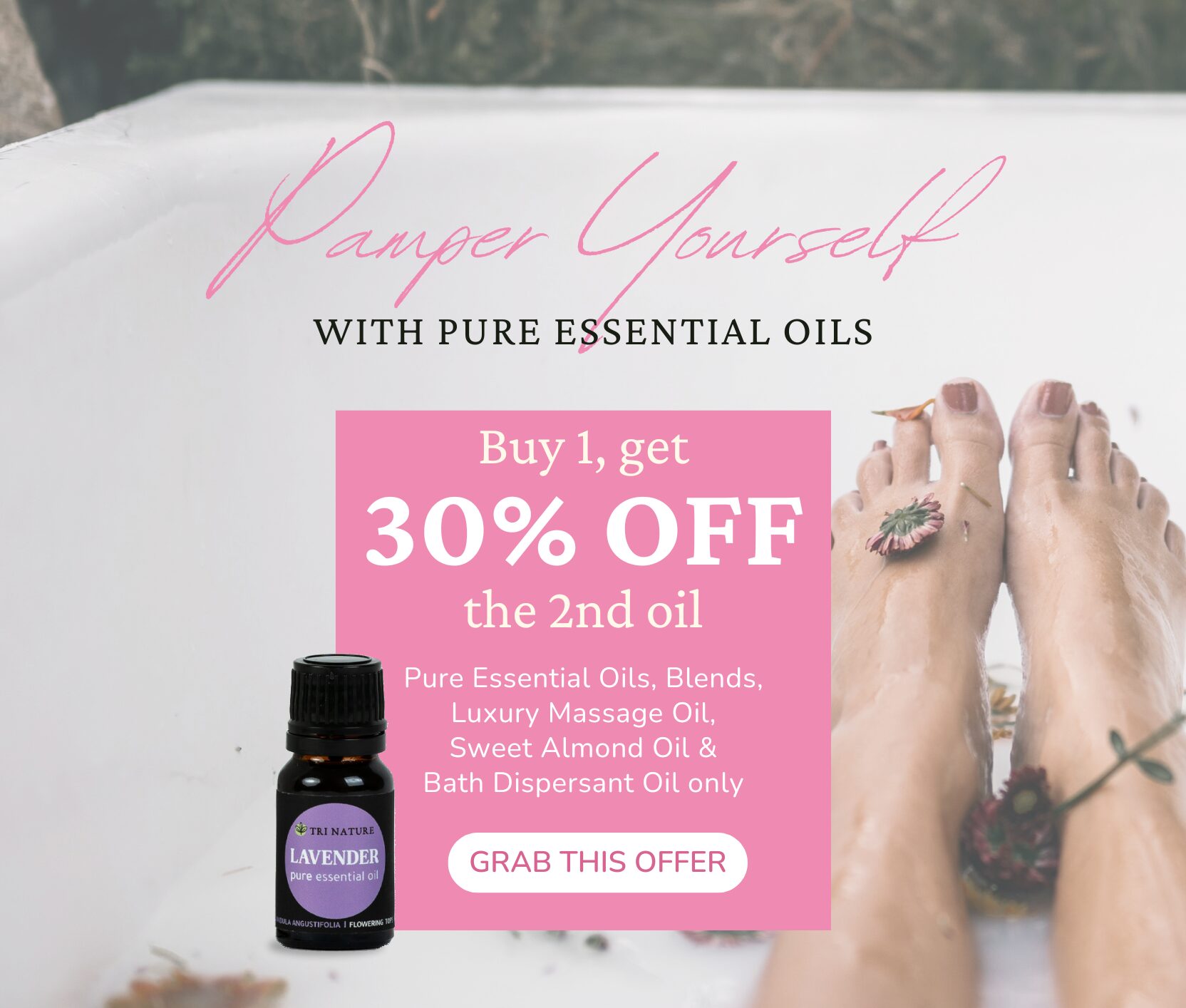 Valentine's Essential Oil Offer 30% Off